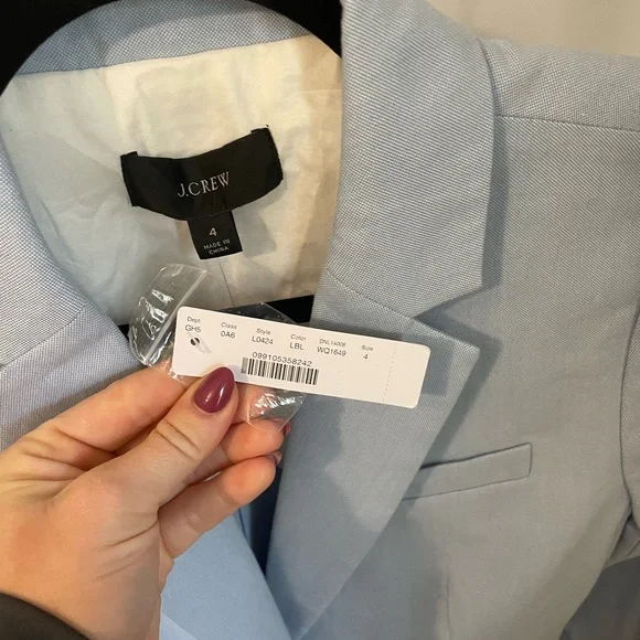 J. Crew Light Blue Women's Suit - Picture 5 of 11